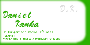 daniel kanka business card